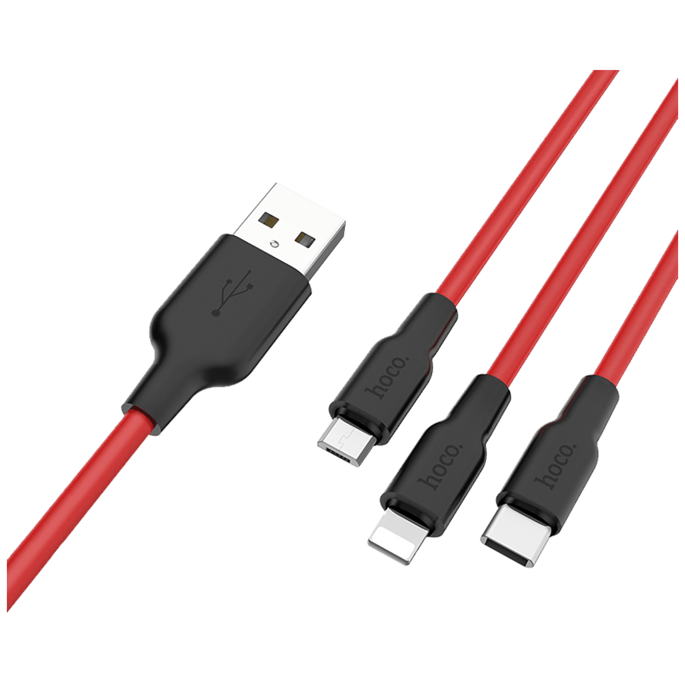 X21 Silicone 3in1, Black/Red