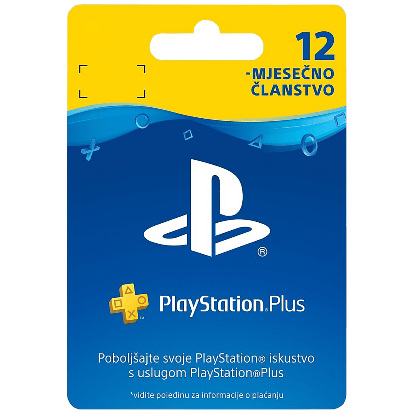 Članska kartica, 12 mjeseci,  PlayStation Plus 365