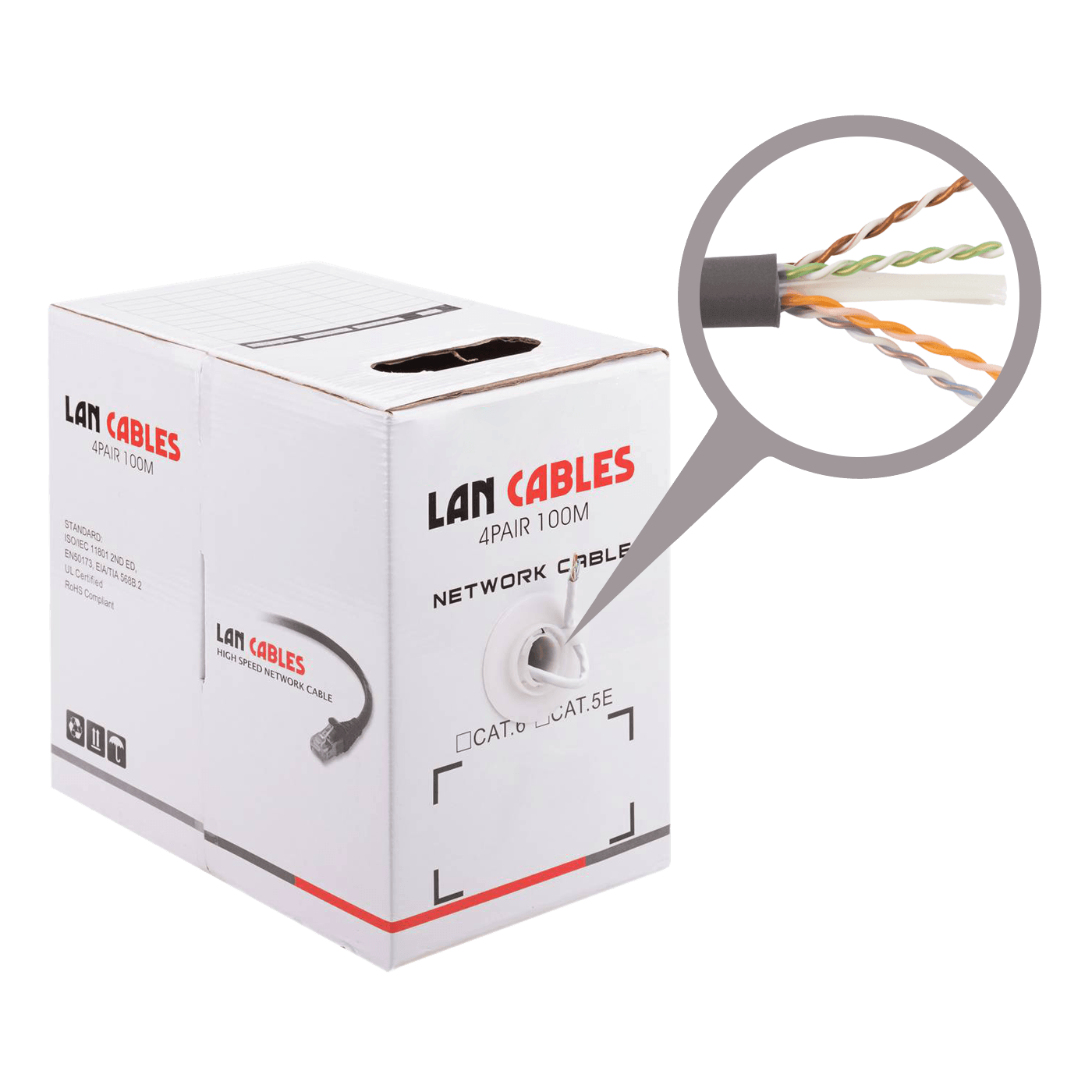 Mrežni UTP kabl, CAT6, 100 met Connect XL Network / Mrežni kabel na metar