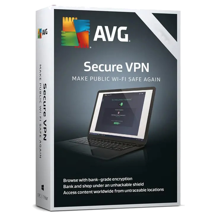AVG Secure VPN 10-Device 1-year