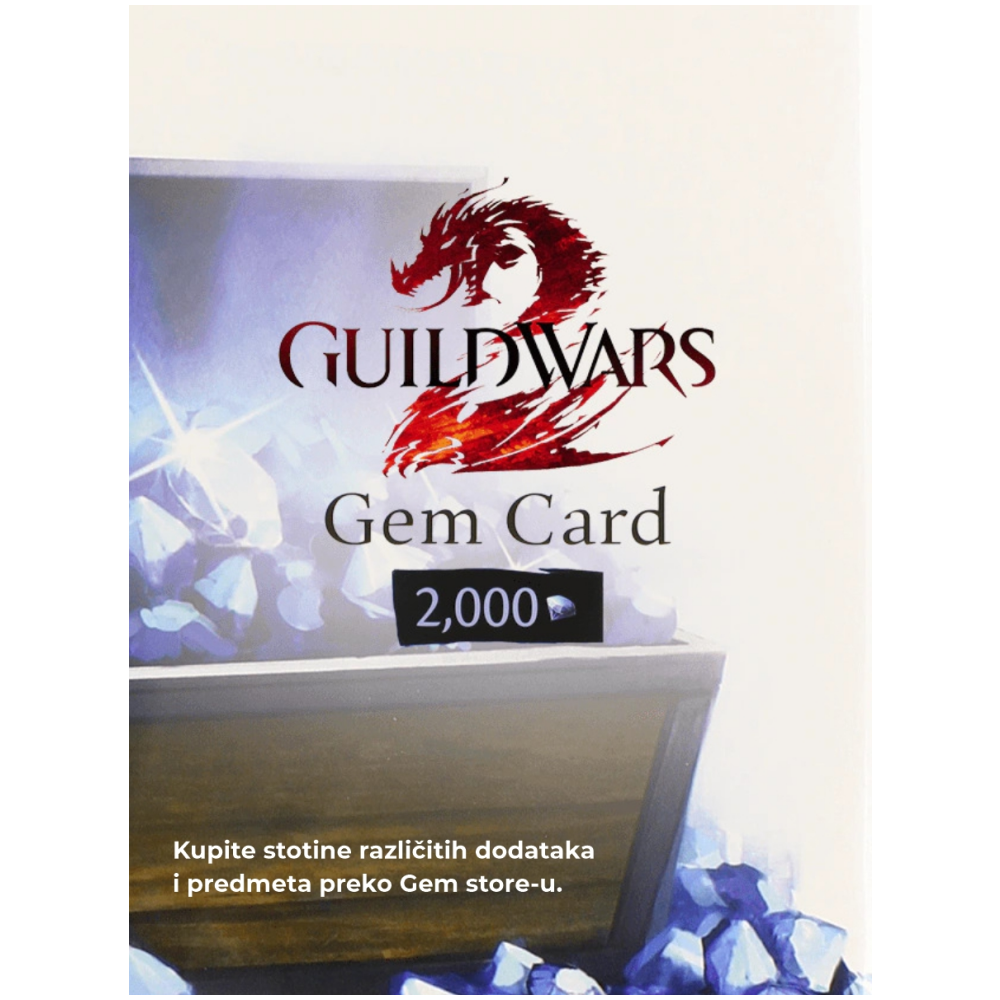Guild Wars 2 2000 dragulja EU