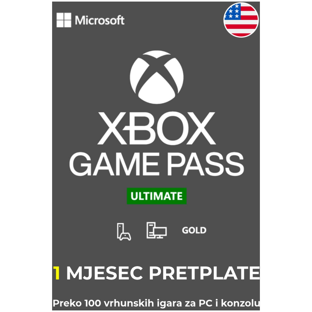Xbox Game Pass Ultimate 1 mjesec - globalno
