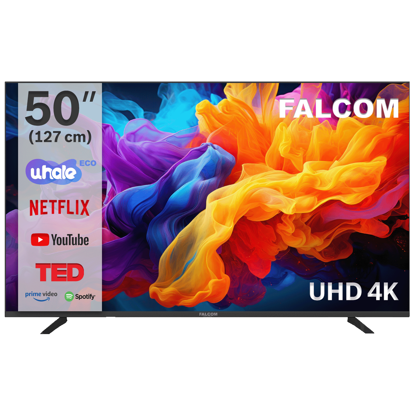Falcom Televizor Smart LED TV 4K UltraHD  50, Bluetooth ,WiFi - TV-50LTF024SM WOS