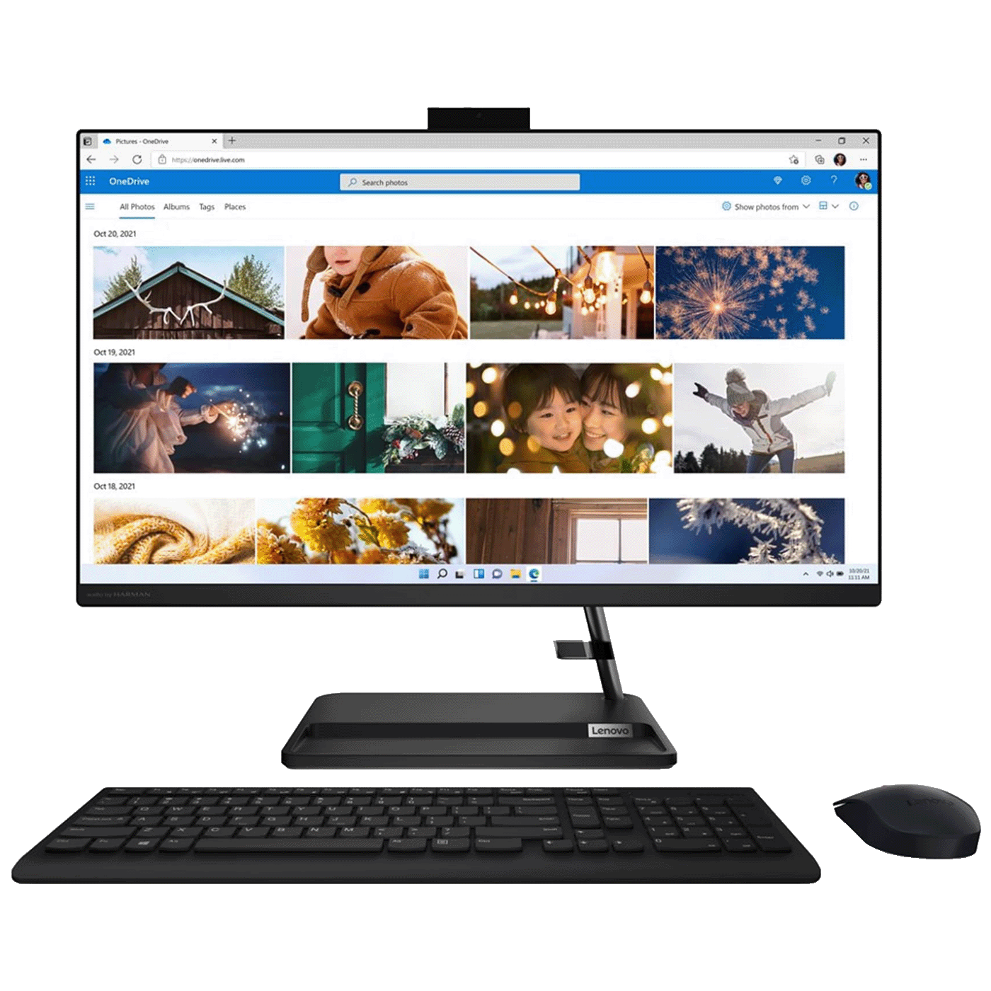 Lenovo Desktop AiO, Intel i3-1215U, 8GB DDR4, SSD 512GB, 27