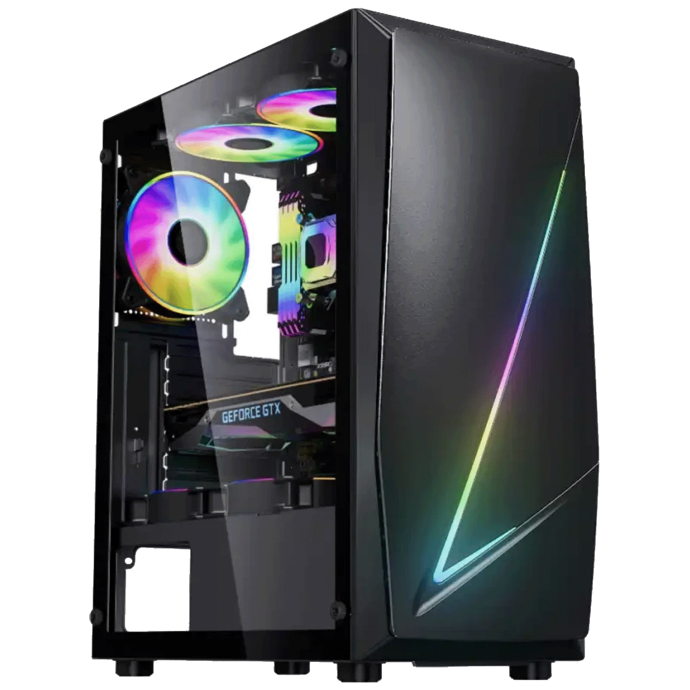 Zeus Desktop PC, Ryzen 5 5500, RX6600, 16GB DDR4, SSD 1 TB - Ryzen 5 5500/16GB/1TB/RX6600