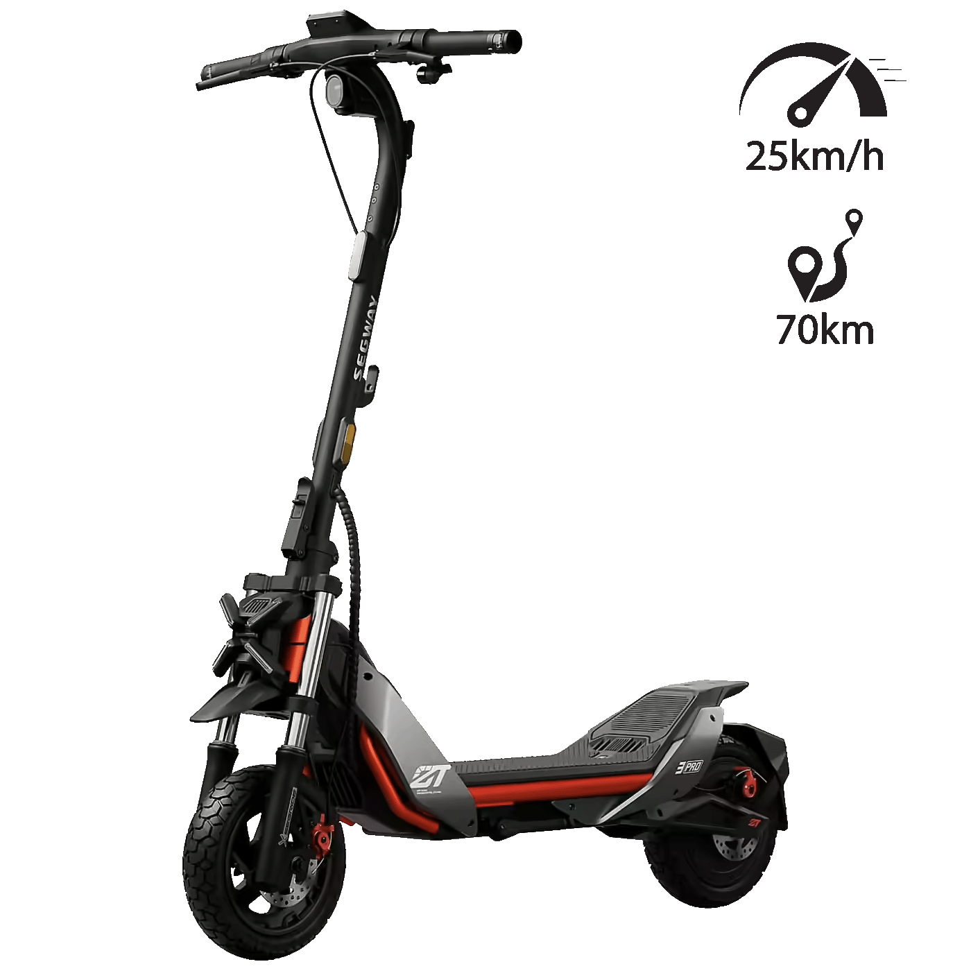 Segway Električni Romobil, 25 km/h, Domet do 70 km - ZT3 Pro E
