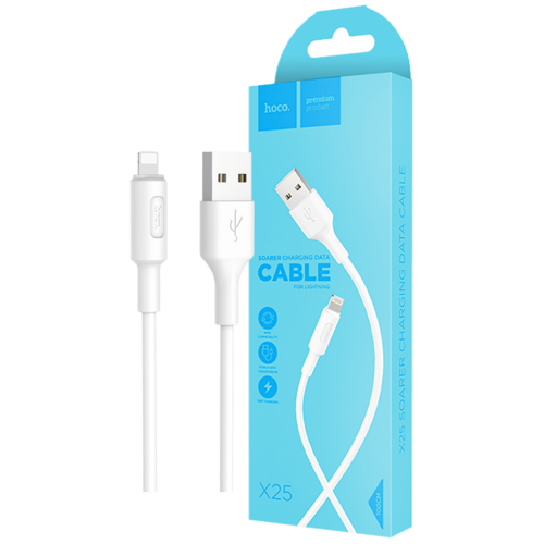 USB kabl za iPhone, Lightning kabl, 1 met., 2 A, bijela