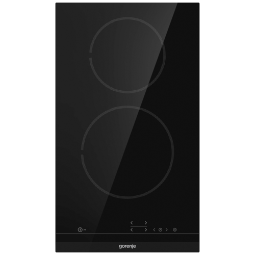 Ugradbena staklokeramička ploča za kuhanje, 30 cm, crna