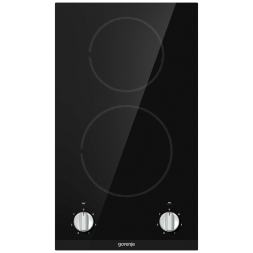 Ugradbena staklokeramička ploča za kuhanje,  30 cm, crna
