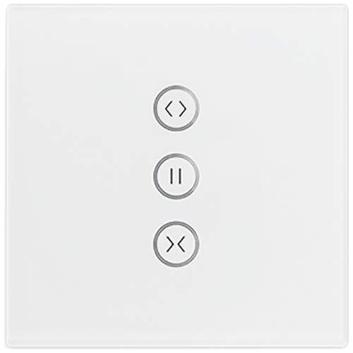 Prekidač za zavjese, zidni, otvori/zatvori/zaustavi