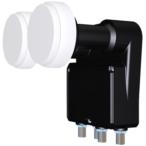 LNB,Monoblock 2 satelita na 4 prijemnika,raspon 6°,sum 0.2dB