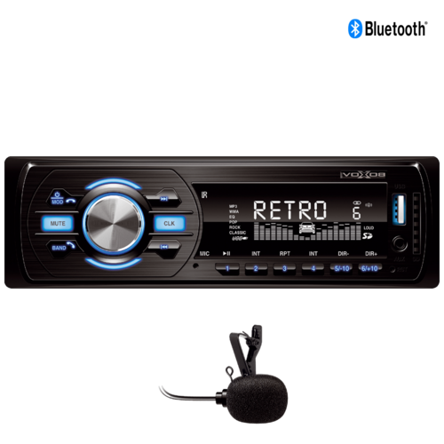 Auto radio, 4 X 45W, Bluetooth, FM, USB / SD / AUX,daljinski