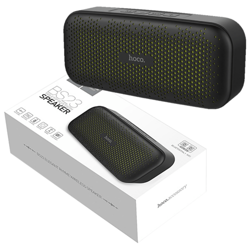 Zvučnik bežični, Bluetooth, 1200 mAh, 3 h, 5 W, crna