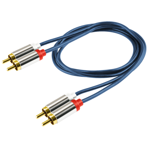 RCA stereo kabl,2xRCA muški, 2xRCA muški,premium kv., 4.0m