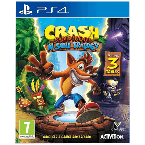 Igra PlayStation 4: Crash Bandicoot N. Sane Trilogy 2.0