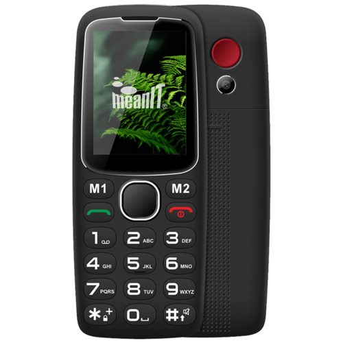 Telefon mobilni, 2.4 inch zaslon, BT, SOS tipka, crni
