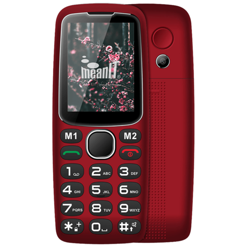 Telefon mobilni, 2.4 inch zaslon, BT, SOS tipka, crvena