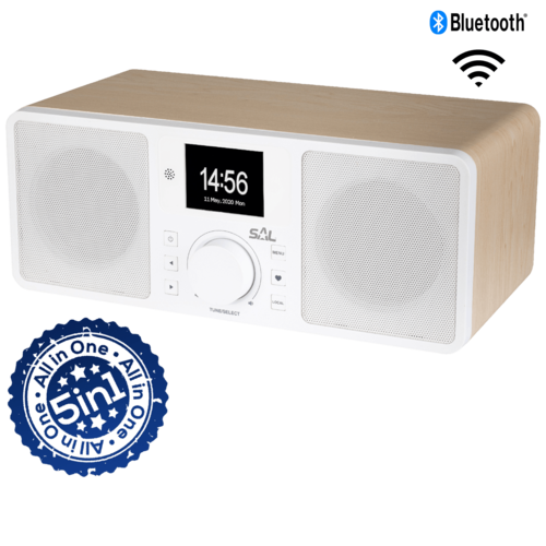 Internet radio, FM , DAB, Bluetooth , 5u1