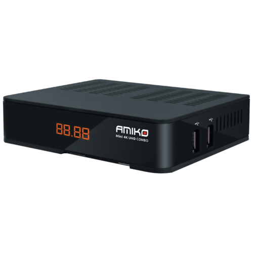 Prijemnik combo, DVB-S2X+T2/C, 4K UHD, USB PVR, Ethernet