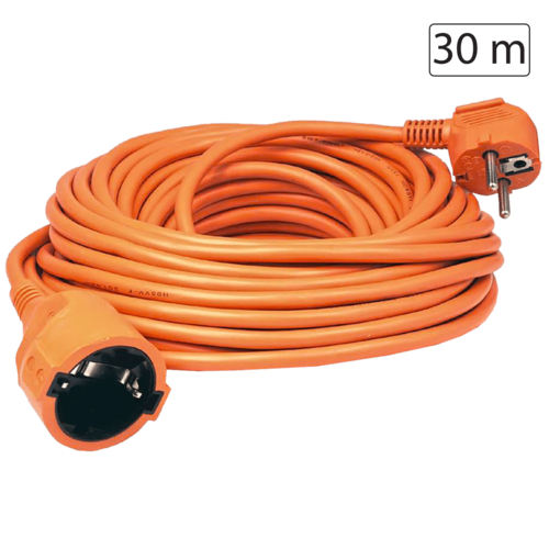 Produžni strujni kabl 1 utičnica, 30m, H05VV-F 3G 1,5mm²