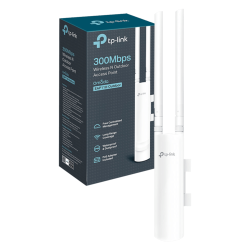 Wireless N Access Point, 300Mbps, 2.4GHz, IP65