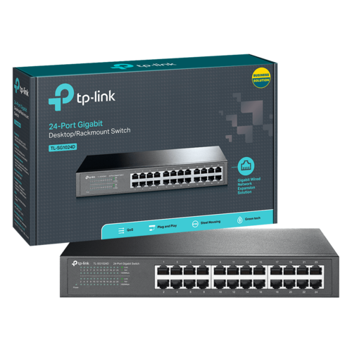 24-Portni switch, 24x10/100/1000 Mbps