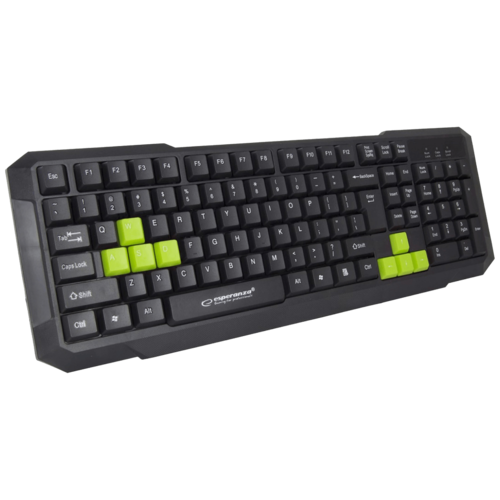 Tastatura, gaming, USB, Aspis Green