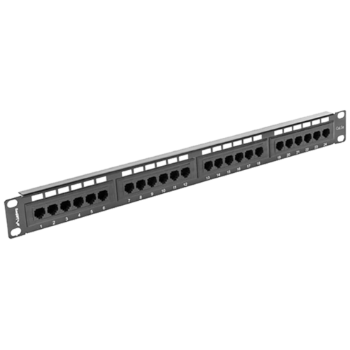 Patch panel, 1U, 24 portni