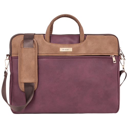 Torba za laptop 15,6 inch, kožna, Burgundy PU