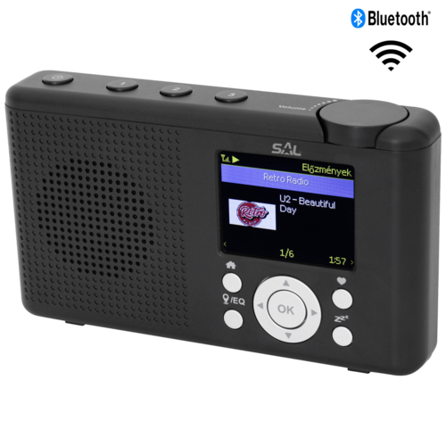 Internet radio, FM, Bluetooth, WiFi, 4u1