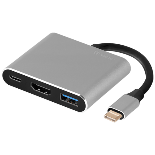 Adapter USB type C na HDMI, USB3.1, USB type C