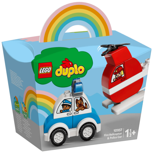 Vatrogasni helikopter i policijski automobil, LEGO Duplo