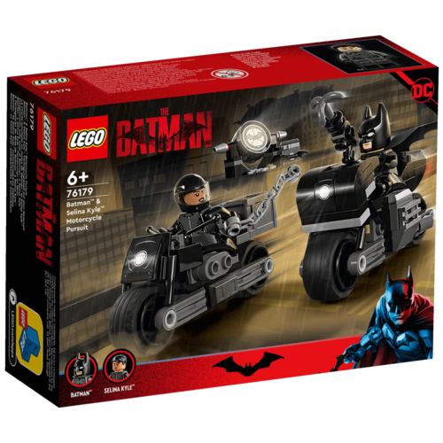 Batman i Selina Kyle u potjeri na motociklima, LEGO DC