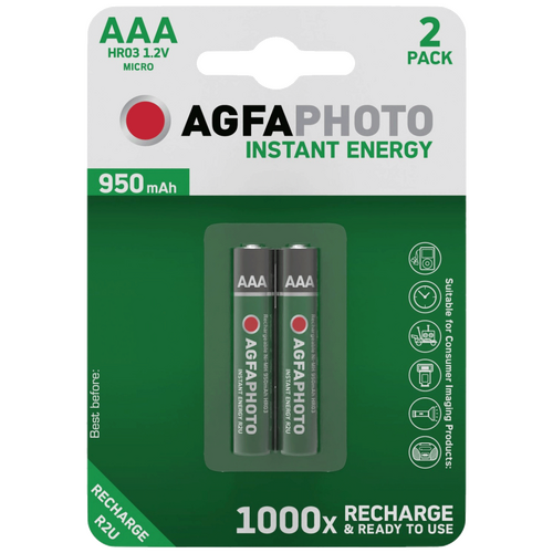 Punjiva baterija, AAA, 1.2 V, 950 mAh, blister 2 kom.