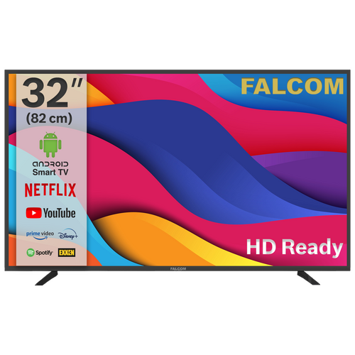 Falcom televizor - Televizor Smart LED TV 32 inch HD Ready, Bluet. ,WiFi, Android