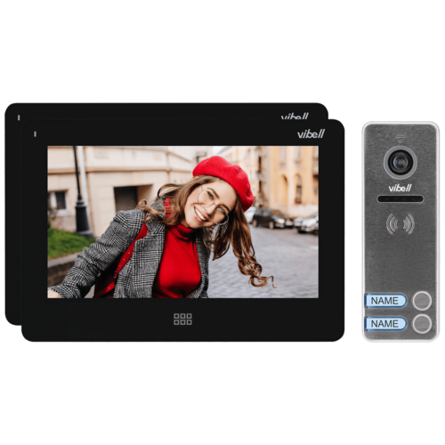 Video interfon 2 x 7 inch, Felis Memo Multi2, set