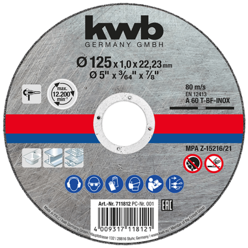 Rezna ploča za INOX 115 x 1.0 mm