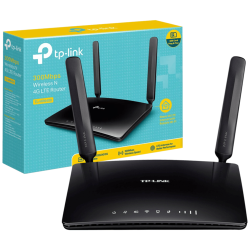 3G/4G LTE Wireless N Router, 4 porta, microSIM slot, 300Mbps