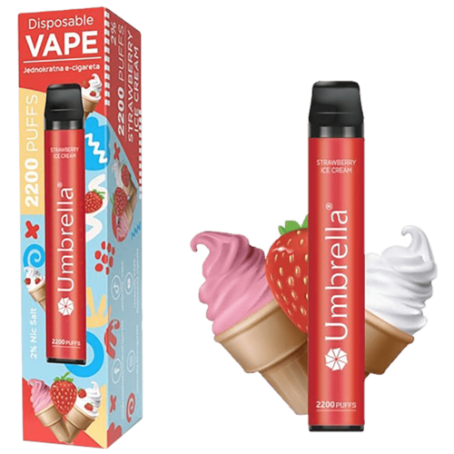 Cigareta elektronska, jednokratna, Strawberry Ice Cream 20mg