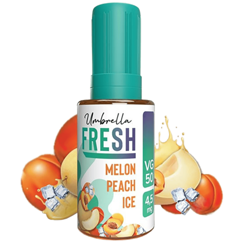 Tekućina za e-cigarete, Melon Peach Ice 30ml, 4.5mg