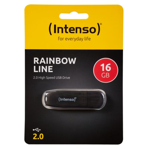 USB Flash drive 16GB Hi-Speed USB 2.0, Rainbow Line, CRNI