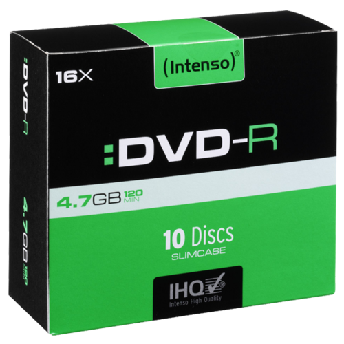 DVD-R 4,7GB pak. 10 komada Slim Case