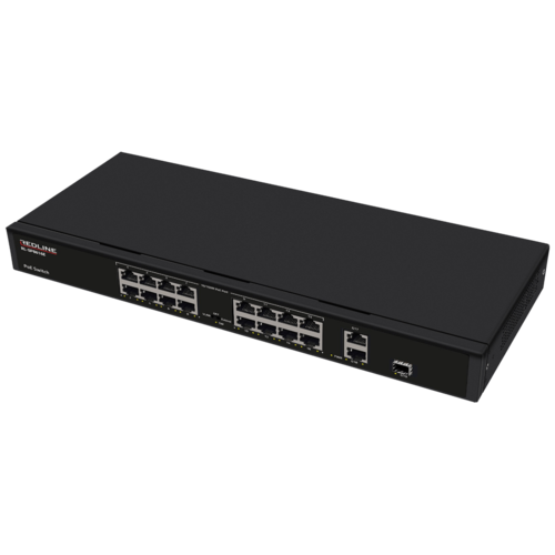 PoE mrežni switch, 16 port RJ-45