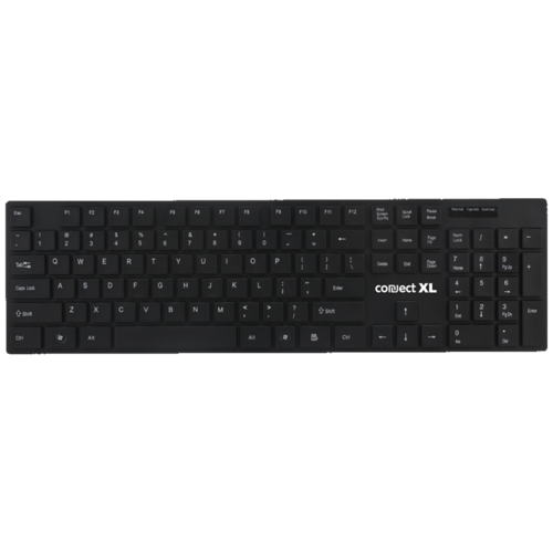 Tastatura sa multimedijalnim tipkama, USB, SLIM, crna boja