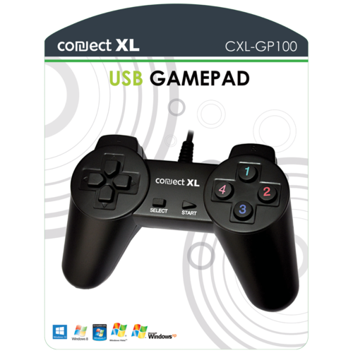 Gamepad za PC, 14 tipki/tastera (8-way), konekcija USB