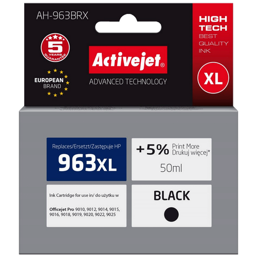Tinta za printer, HP 963XL,  3JA30AE, 50 ml., Black