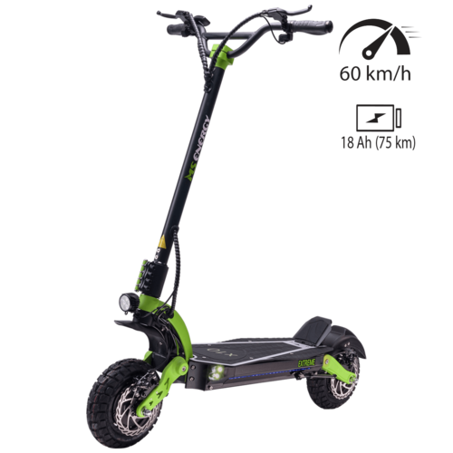 Romobil, električni, 10 inch točkovi, 60 km/h, domet do 75 km