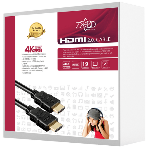 HDMI 2.0 kabl, 4K, dužina 15,0 met.