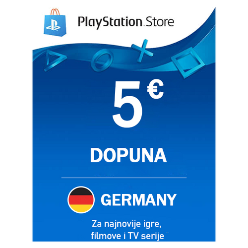 Playstation Network - Njemačka 5€