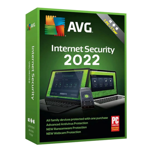 AVG Internet Security 1-PC 1-year (samo za Windows)